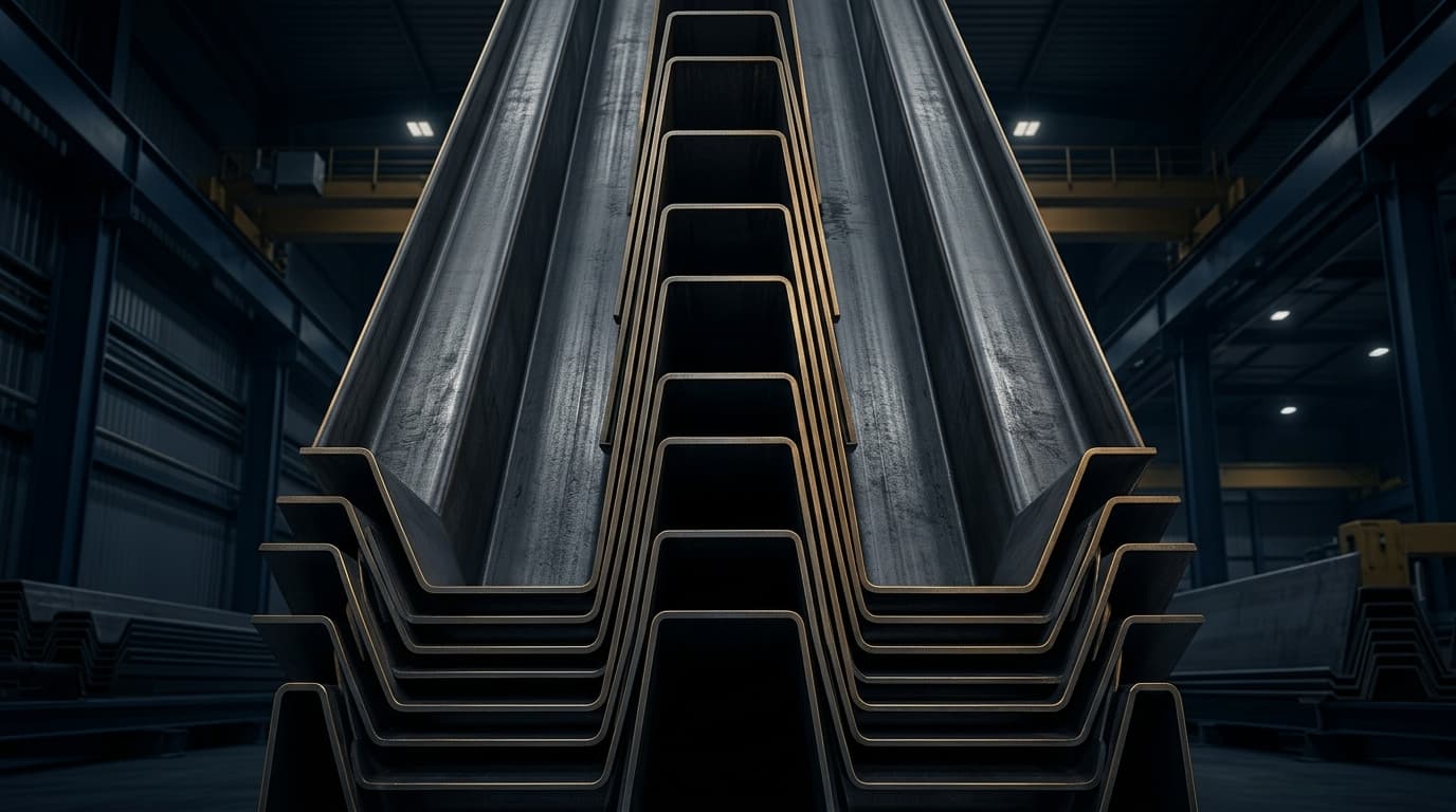 صفائح خوازيق U (Sheet Pile U)